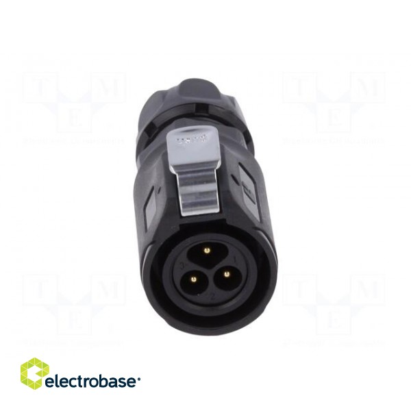 Plug | Connector: circular | size 16 | 02 | male | PIN: 3 | with latch image 9