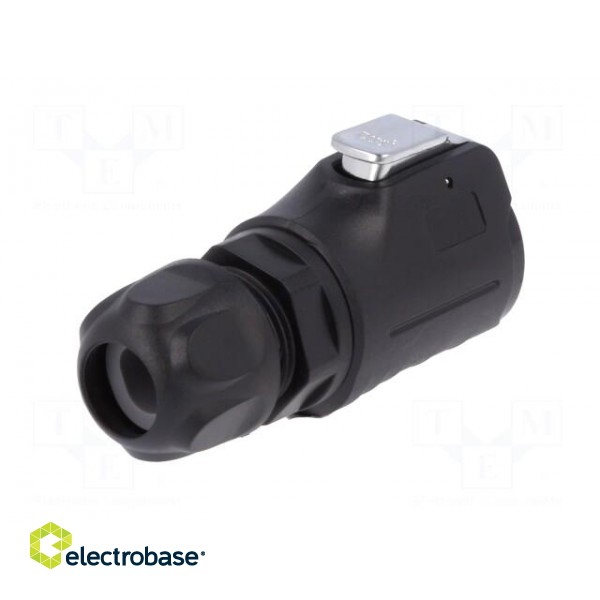 Connector: circular | plug | size 16 | 02 | male | PIN: 4 | with latch image 6