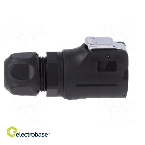 Connector: circular | plug | size 16 | 02 | male | PIN: 4 | with latch image 7