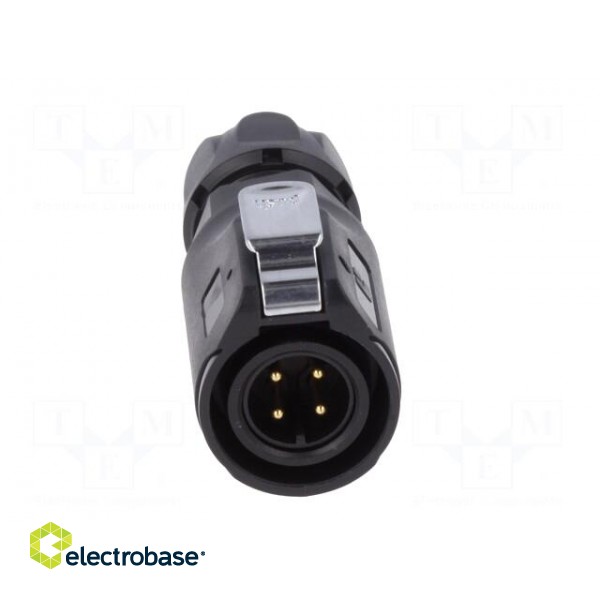 Plug | Connector: circular | size 16 | 02 | male | PIN: 4 | with latch image 9