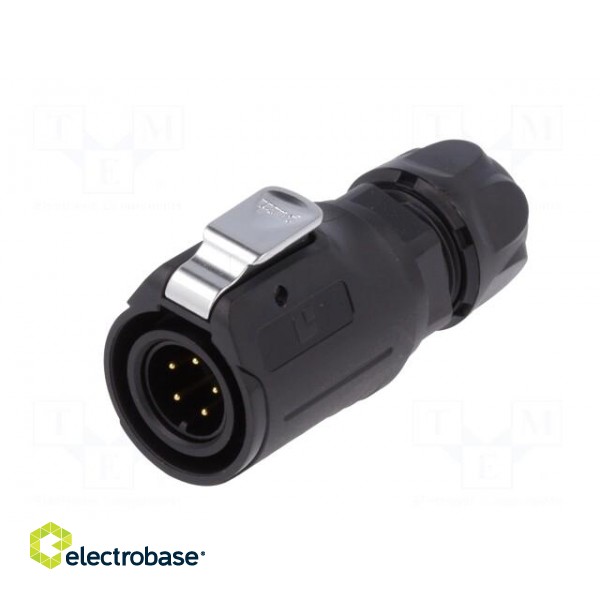 Plug | Connector: circular | size 16 | 02 | male | PIN: 5 | with latch image 2