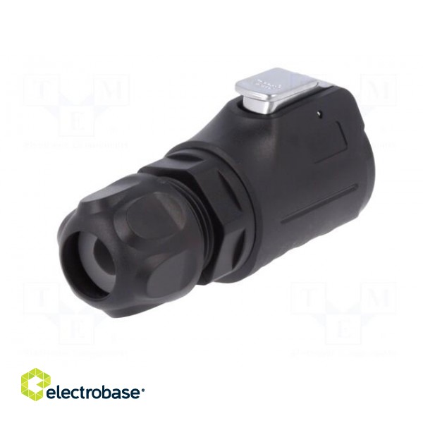 Connector: circular | plug | size 16 | 02 | male | PIN: 9 | with latch image 6