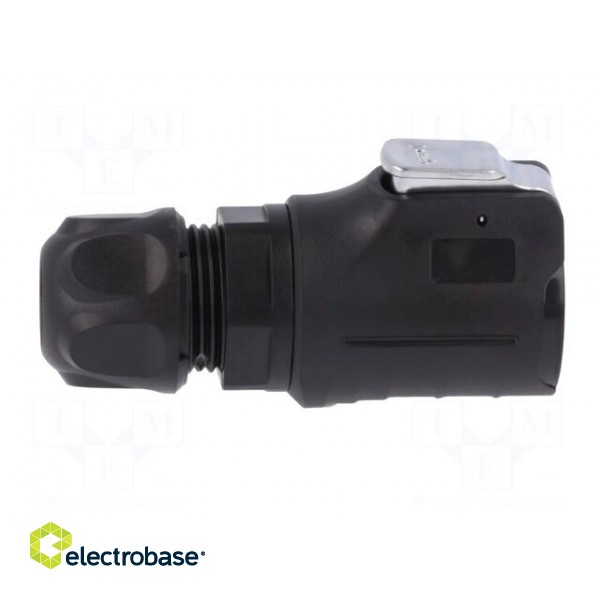 Connector: circular | plug | size 16 | 02 | male | PIN: 9 | with latch image 7