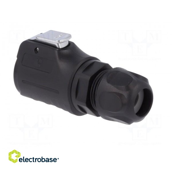 Connector: circular | plug | size 16 | 02 | male | PIN: 9 | with latch image 4