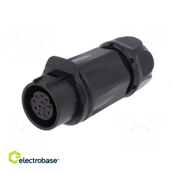 Connector: circular | plug | size 20 | 02 | female | PIN: 12 | for latch image 2