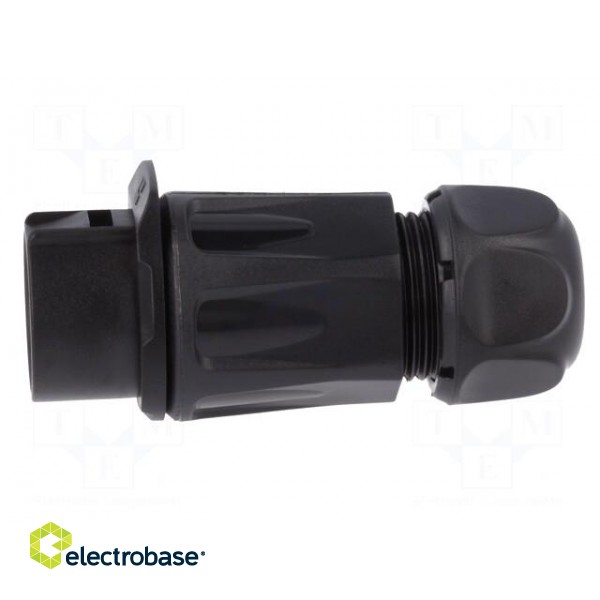 Connector: circular | plug | size 20 | 02 | female | PIN: 3 | for latch image 3