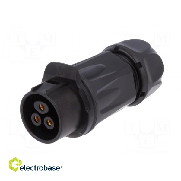 Connector: circular | plug | size 20 | 02 | female | PIN: 3 | for latch image 2