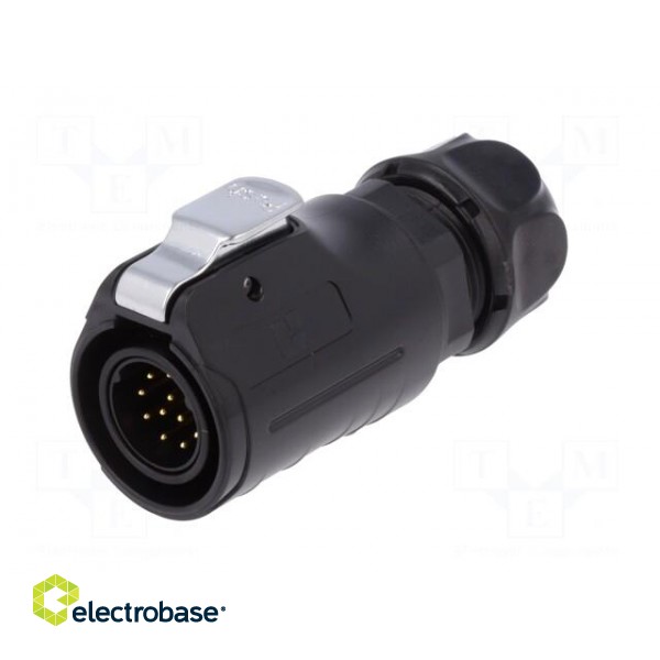 Connector: circular | plug | size 20 | 02 | male | PIN: 12 | with latch image 2