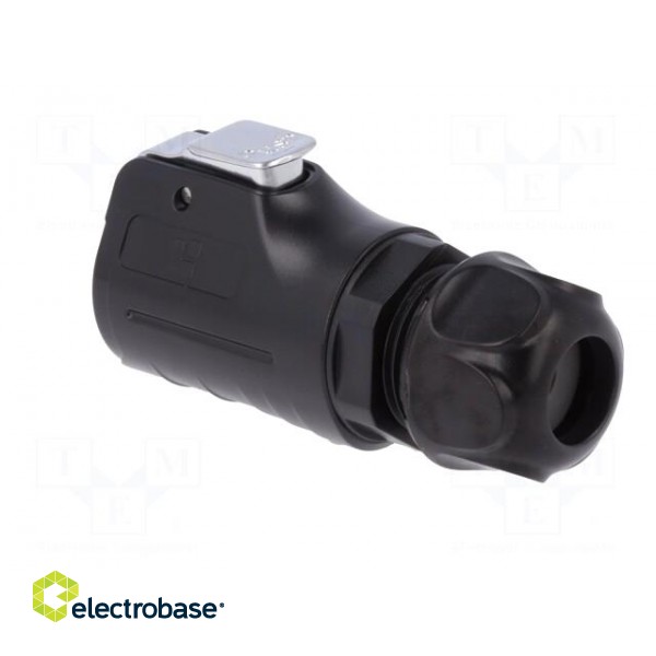 Connector: circular | plug | size 20 | 02 | male | PIN: 12 | with latch image 4