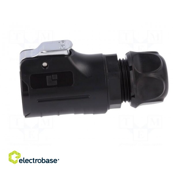 Connector: circular | plug | size 20 | 02 | male | PIN: 12 | with latch image 3