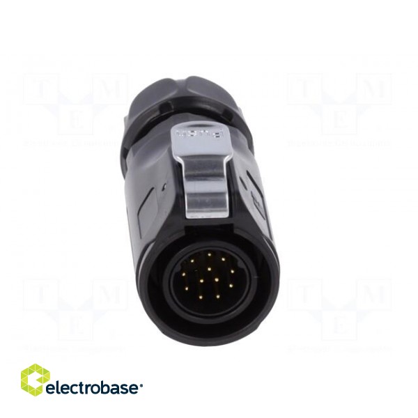 Connector: circular | plug | size 20 | 02 | male | PIN: 12 | with latch image 9