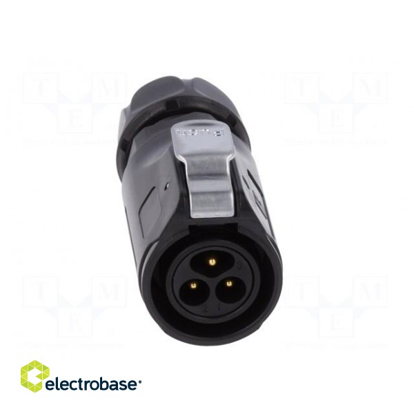 Plug | Connector: circular | size 20 | 02 | male | PIN: 3 | with latch image 9