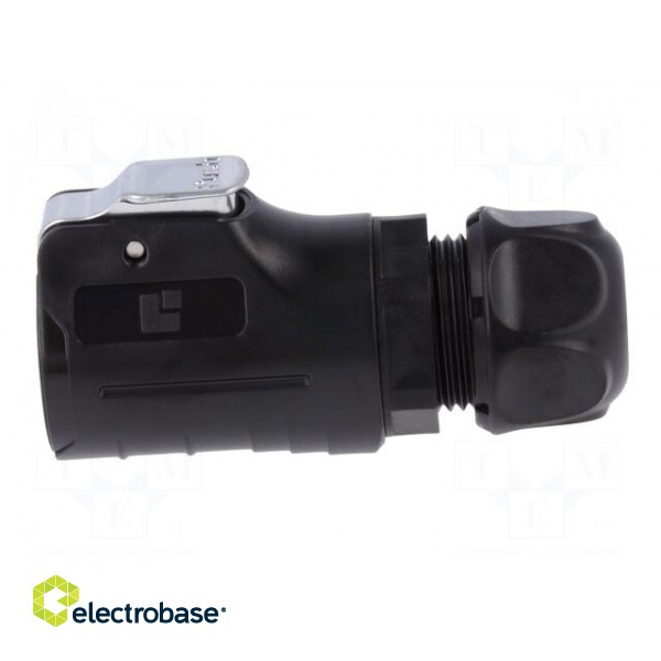 Connector: circular | plug | size 20 | 02 | male | PIN: 4 | with latch фото 3