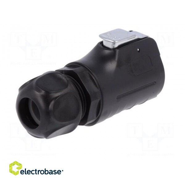 Connector: circular | plug | size 20 | 02 | male | PIN: 4 | with latch image 6