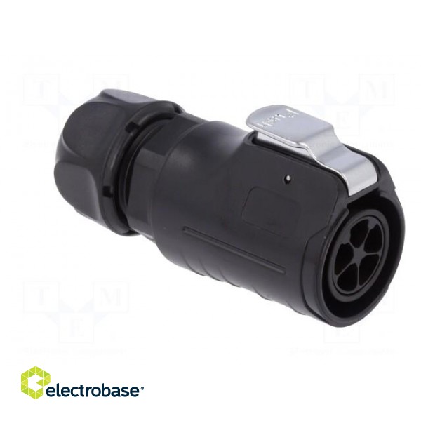 Connector: circular | plug | size 20 | 02 | male | PIN: 5 | with latch image 8