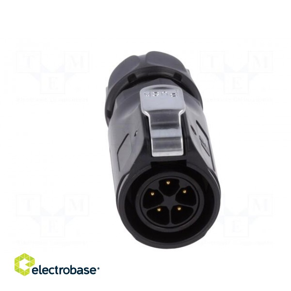 Connector: circular | plug | size 20 | 02 | male | PIN: 5 | with latch image 9