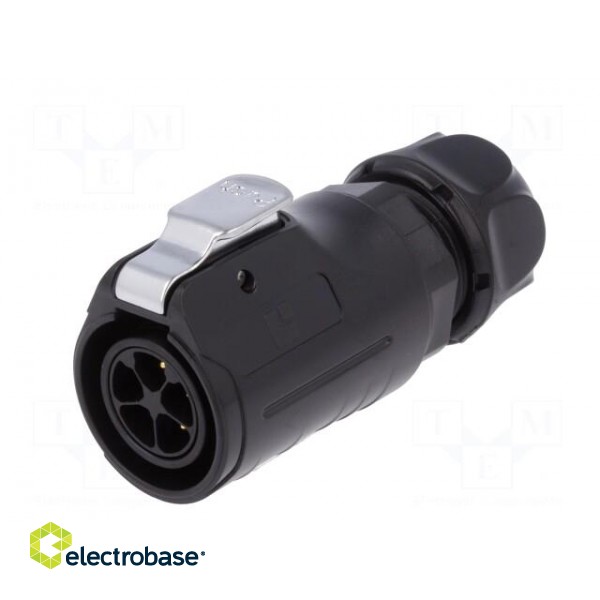 Connector: circular | plug | size 20 | 02 | male | PIN: 5 | with latch image 2