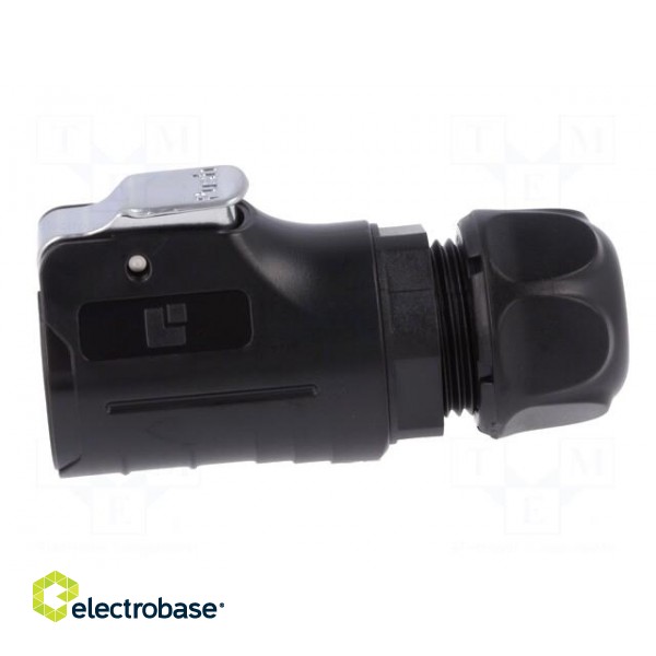 Connector: circular | plug | size 20 | 02 | male | PIN: 5 | with latch image 3