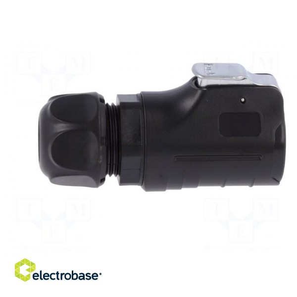Connector: circular | plug | size 20 | 02 | male | PIN: 7 | with latch image 7