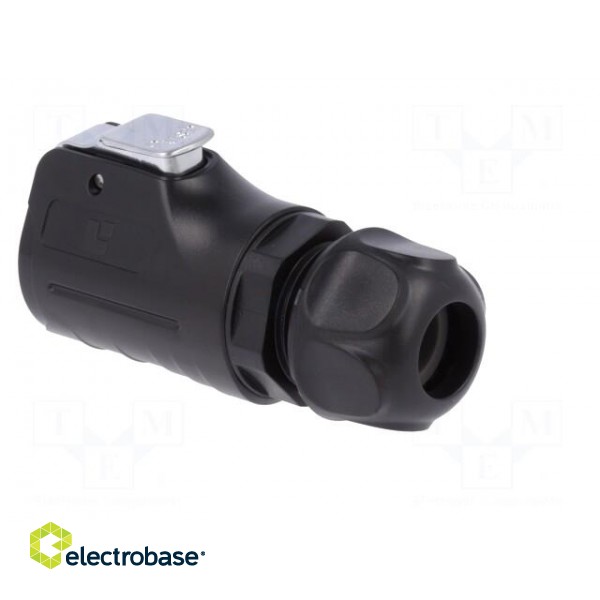 Connector: circular | plug | size 20 | 02 | male | PIN: 7 | with latch image 4