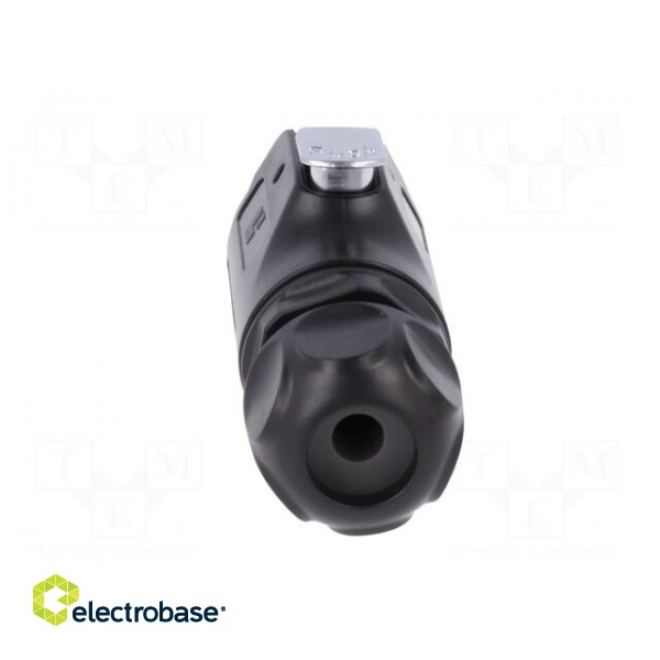 Connector: circular | plug | size 20 | 02 | male | PIN: 9 | with latch image 5