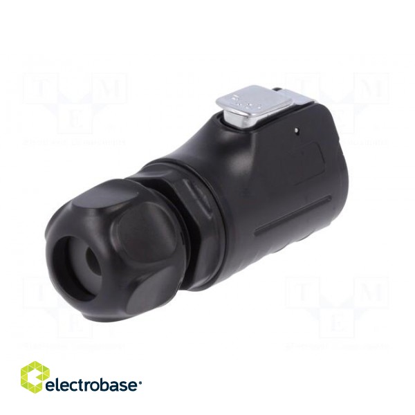 Connector: circular | plug | size 20 | 02 | male | PIN: 9 | with latch image 6