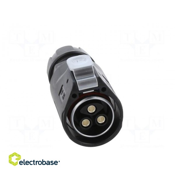 Connector: circular | plug | size 28 | 02 | female | PIN: 3 | with latch image 9