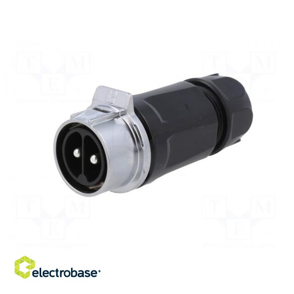 Connector: circular | plug | size 28 | 02 | male | PIN: 2 | for latch | 50A image 2