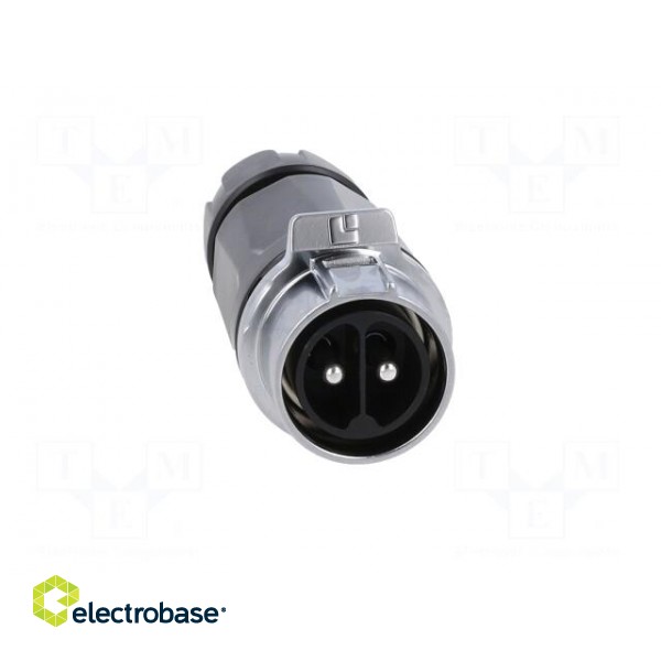 Connector: circular | plug | size 28 | 02 | male | PIN: 2 | for latch | 50A фото 9