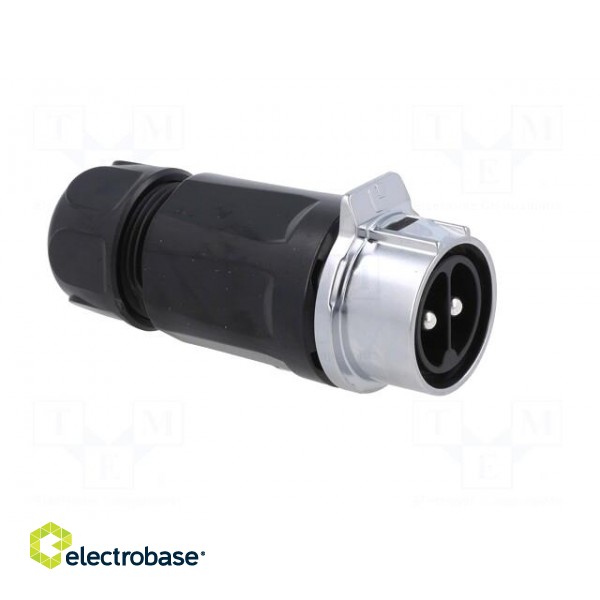 Connector: circular | plug | size 28 | 02 | male | PIN: 2 | for latch | 50A image 8