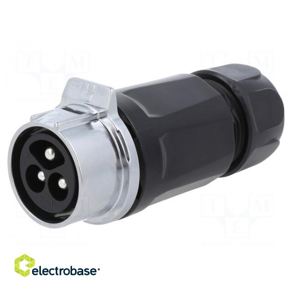 Connector: circular | plug | size 28 | 02 | male | PIN: 3 | for latch | 43A image 1