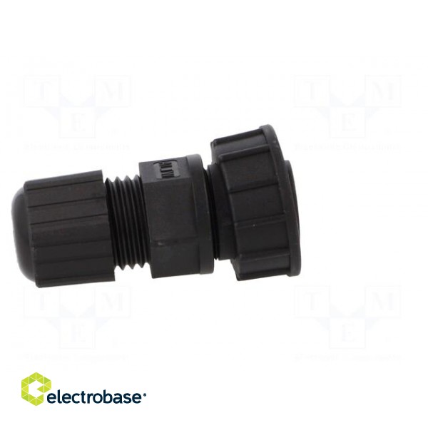 Connector: circular | plug | size D | male | PIN: 2 | gold-plated | 20A image 7