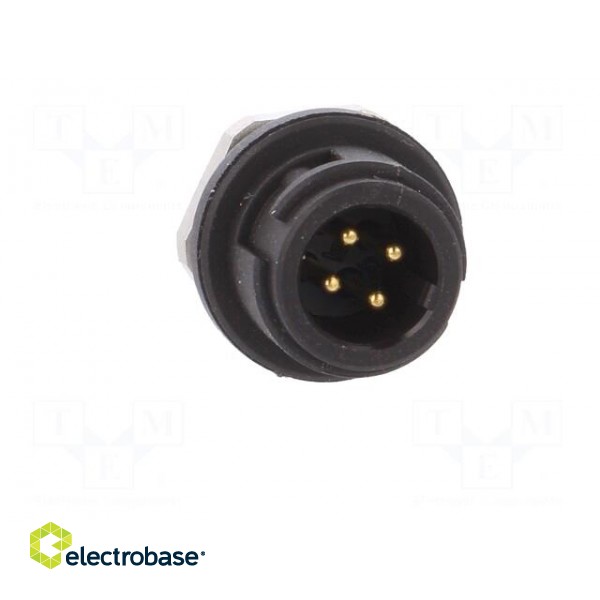 Socket | Connector: circular | 710 | male | PIN: 4 | unshielded | 3A | IP40 фото 9