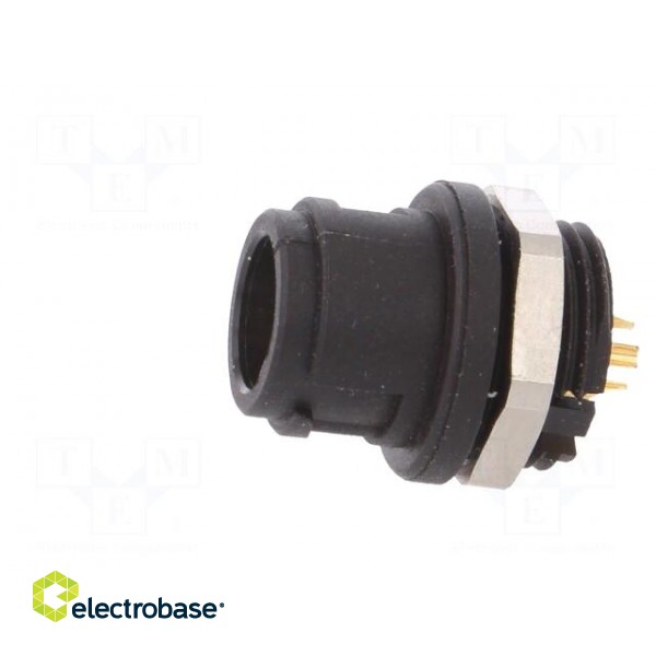 Socket | Connector: circular | 710 | male | PIN: 4 | unshielded | 3A | IP40 image 3