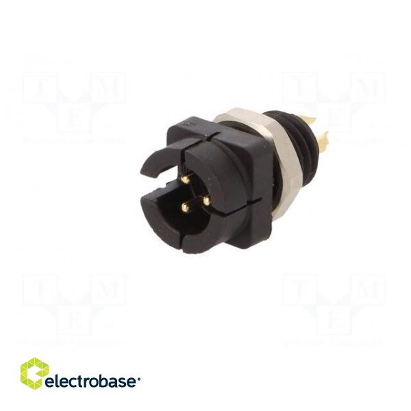 Socket | Connector: circular | 719 | male | 3A | IP40 | 60V | 0.25mm2 | 24AWG image 2
