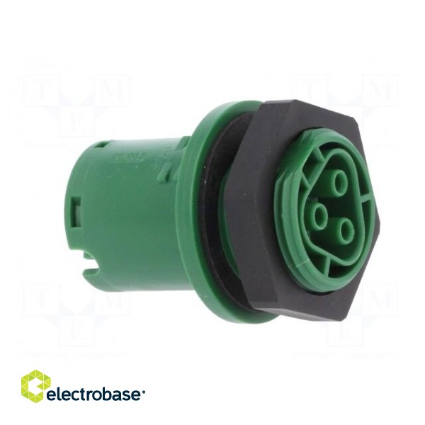 Socket | Connector: circular | female | PIN: 3 | silver plated | 20A image 8