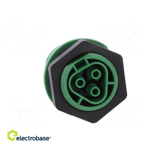 Socket | Connector: circular | female | PIN: 3 | silver plated | 20A image 9