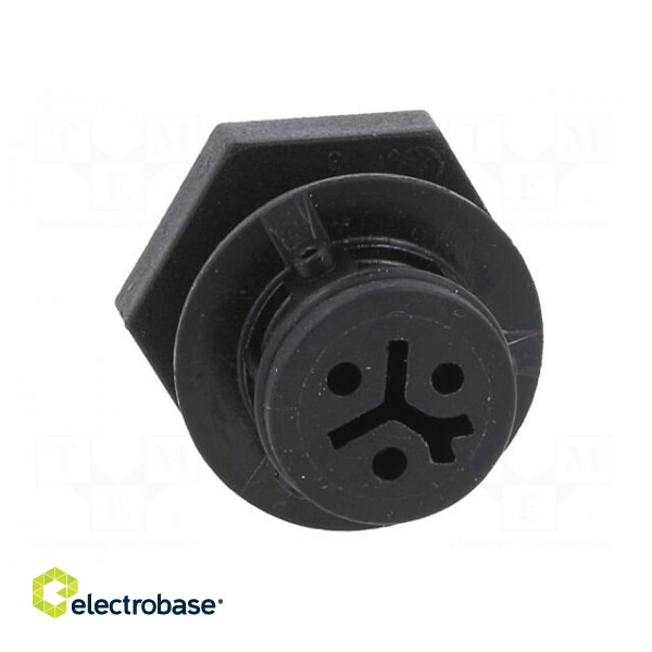 Connector: circular | socket | RST | female | PIN: 3 | silver plated | 8A фото 9