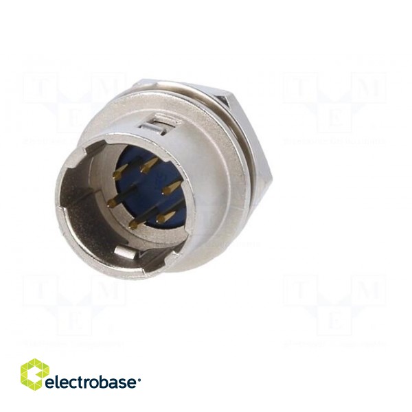 Connector: circular | HR10 | push-pull | socket | 2A | gold-plated | male фото 2
