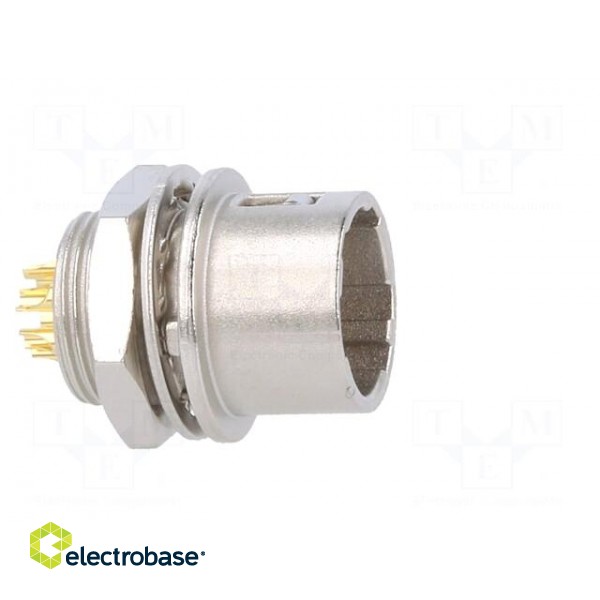 Connector: circular | HR10 | push-pull | socket | 2A | gold-plated | male image 8