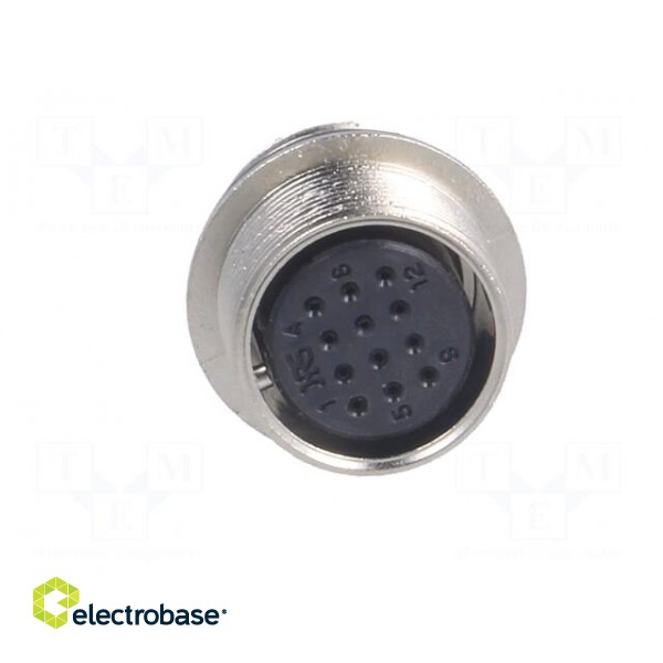Connector: circular | socket | HR25 | female | PIN: 12 | threaded joint image 9