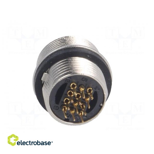 Socket | Connector: circular | HR25 | female | PIN: 12 | threaded joint фото 5