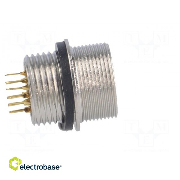 Socket | Connector: circular | HR25 | female | PIN: 12 | threaded joint image 7