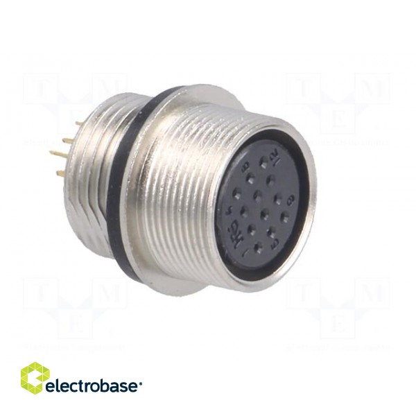 Socket | Connector: circular | HR25 | female | PIN: 12 | threaded joint image 8
