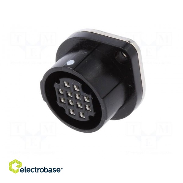 Connector: circular | socket | RP17 | female | PIN: 12 | push-pull | 2A image 2