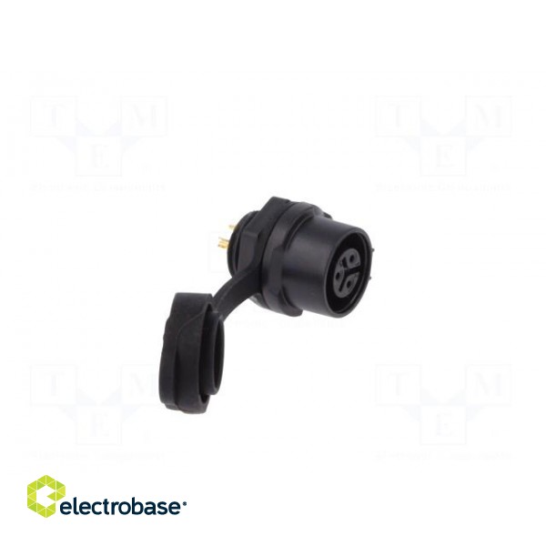 Connector: circular | socket | size 12 | 02 | female | PIN: 3 | for latch image 8