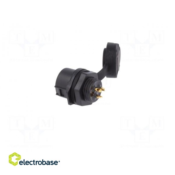 Connector: circular | socket | size 12 | 02 | female | PIN: 3 | for latch image 4
