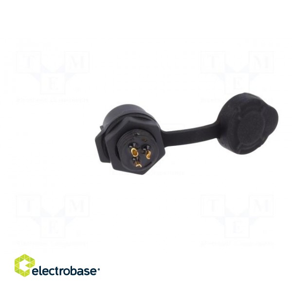 Socket | Connector: circular | size 12 | 02 | female | PIN: 3 | for latch image 5