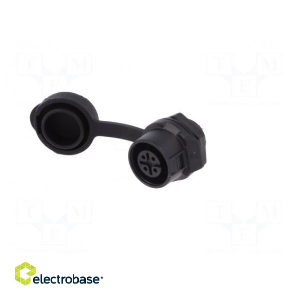 Socket | Connector: circular | size 12 | 02 | female | PIN: 4 | for latch paveikslėlis 2