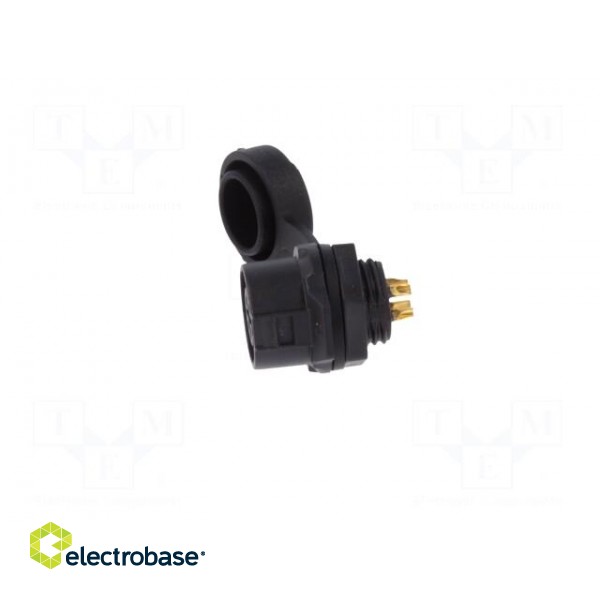Socket | Connector: circular | size 12 | 02 | female | PIN: 4 | for latch фото 3